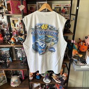 Vintage Y2K Jimmie Johnson NASCAR racing Sleeveless Shirt NASCAR Men’s Size XL